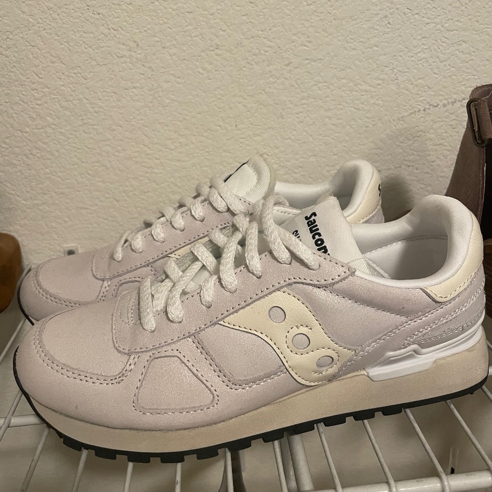 Brand new - White saucony sneakers size 7.5M / 9.5w